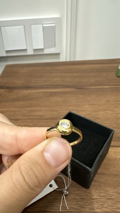 Золотое Кольцо 585 проба вес 1.4 размер 17