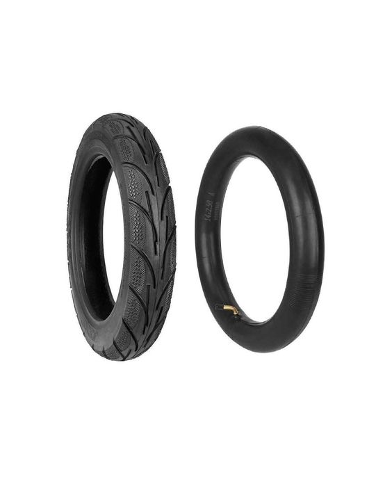 Set Cauciuc si Camera Bicicleta Electrica, Scuter, 14x2.50 (64-254)