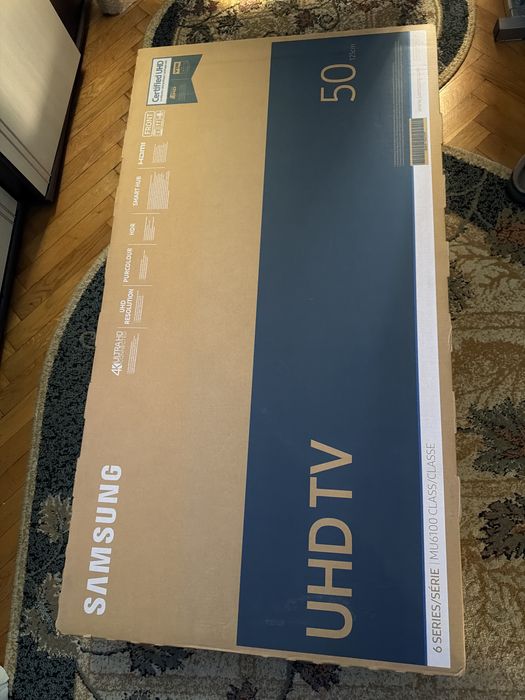 Televizor LED Smart Samsung, 125 cm, 50MU6102, 4K Ultra HD, Clasa A