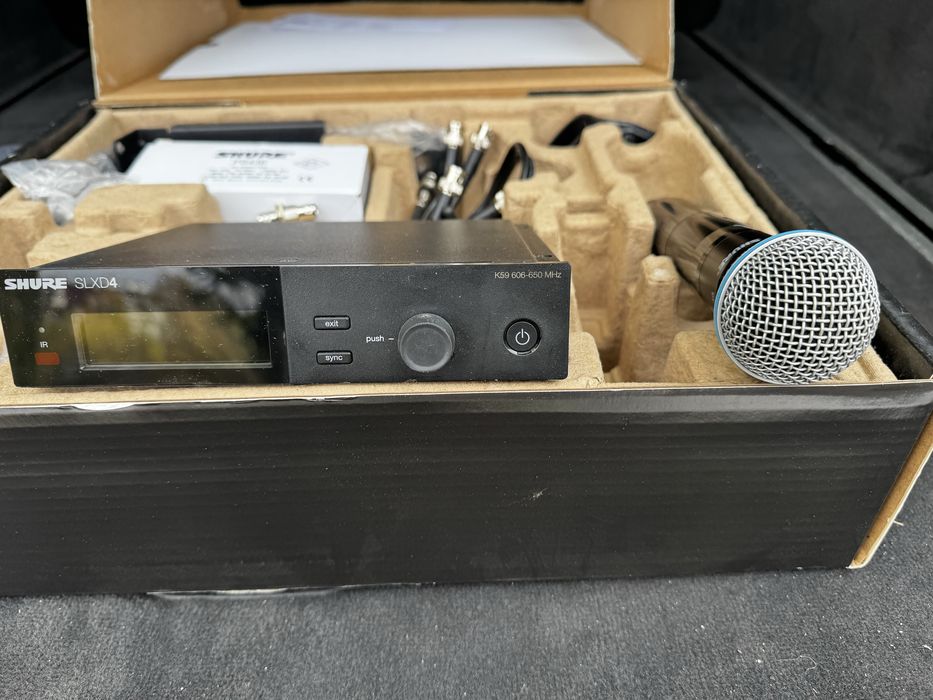 Shure SLXD24 с глава Beta58