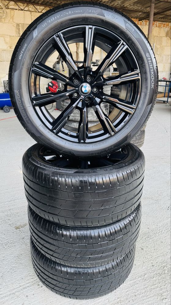 Jante Bmw X5 X6 R20 G05 G06 Originale M740 Black Hankook 90% de vara