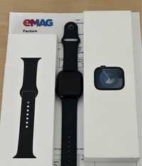 Apple Watch Seria 9 45mm, Midnight Gps, Factura+Garantie 03-2026