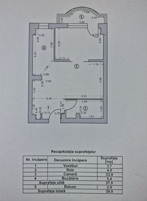 Inchiriez garsoniera Lacul Tei - 40 mp
