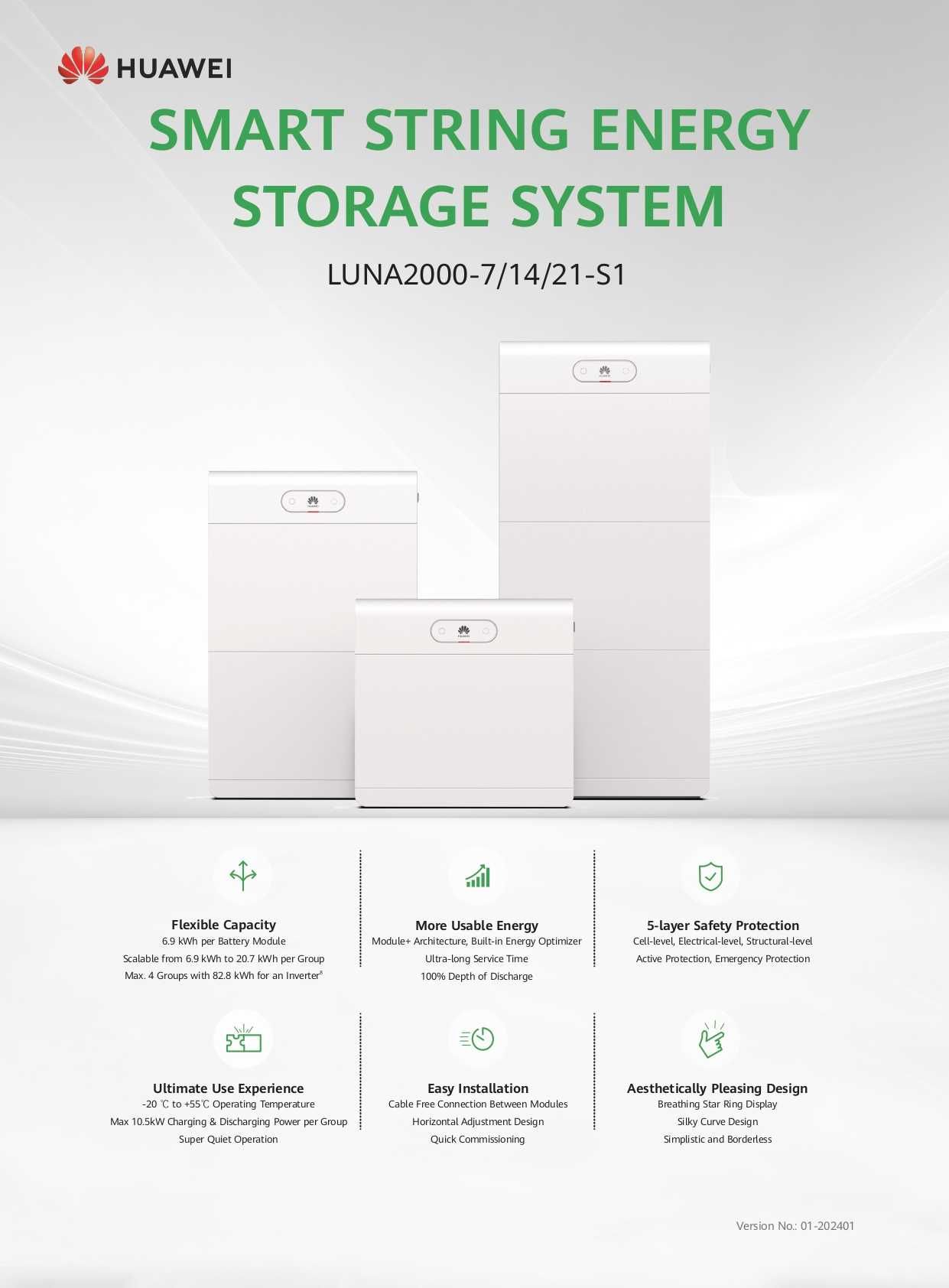 Батериен модул HUAWEI LUNA2000-7-E1 – 7 kWh