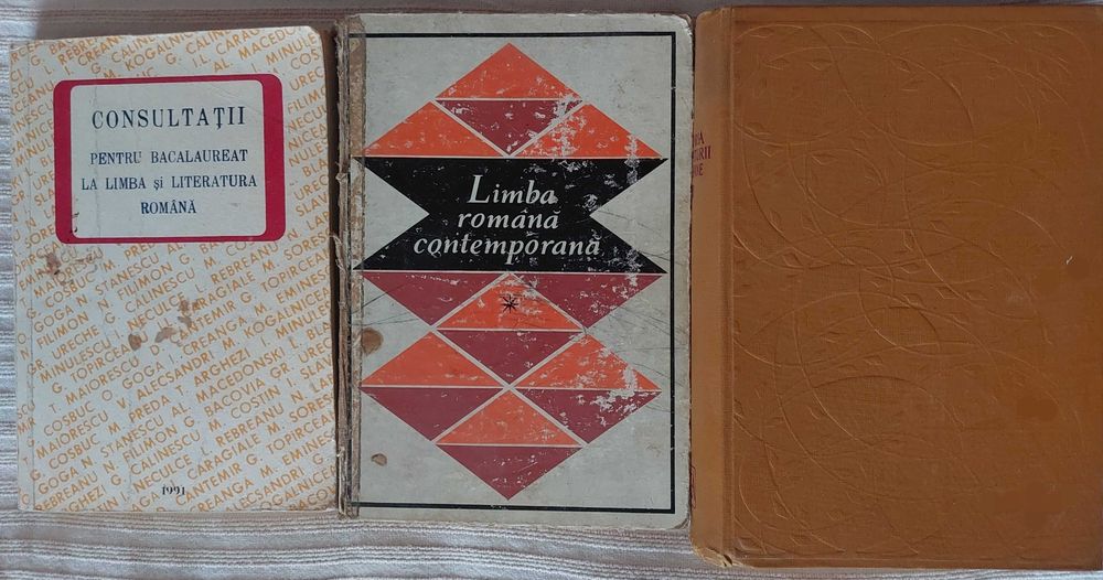 47 vol lingvistica/critica/istorie romaneasca bacalaureat/fac 8-30 lei