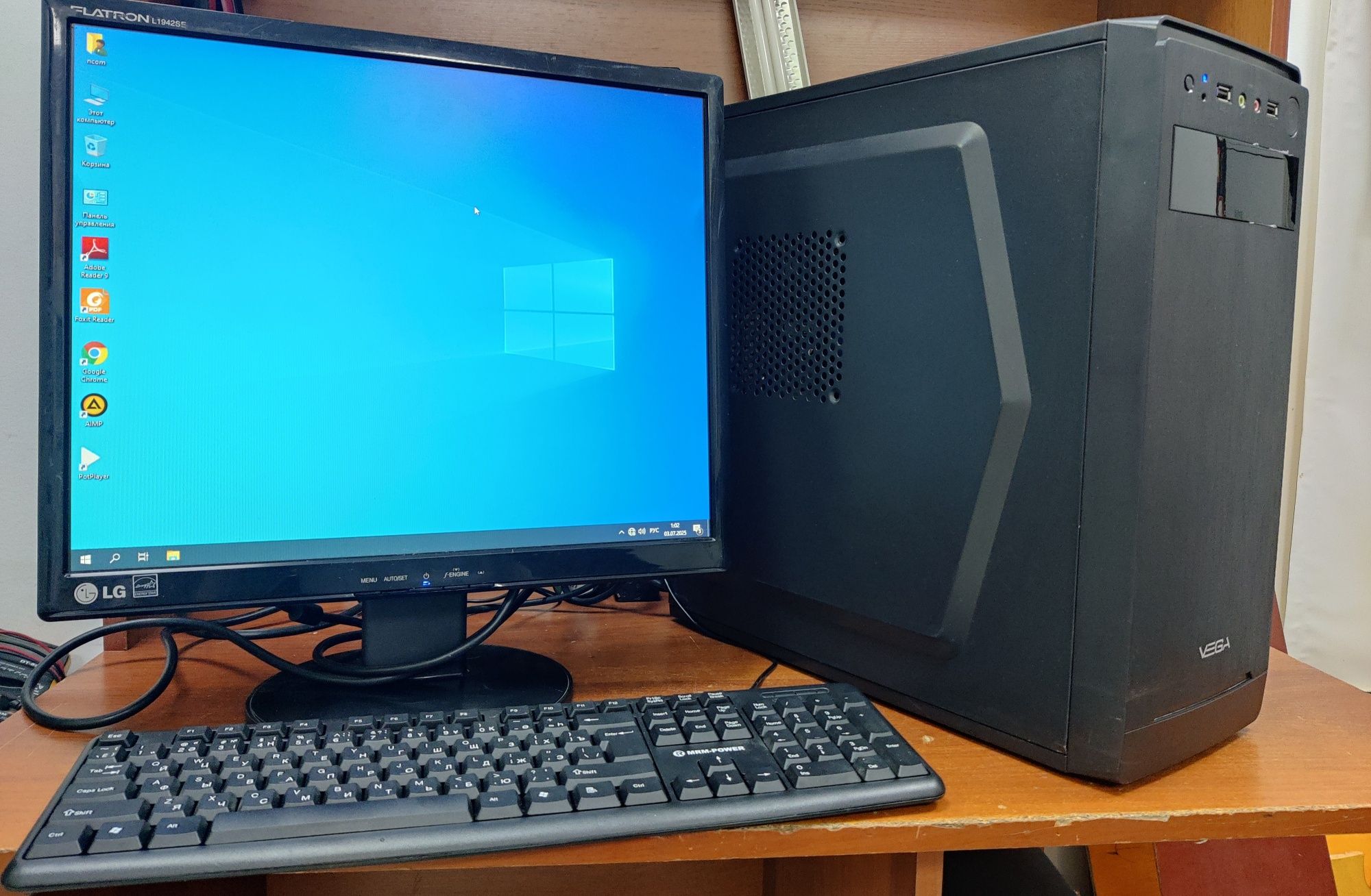 Компьютер Системный блок 8GB DDR4/SSD 240GB./Win 10/Core i3/i5 4 ядер