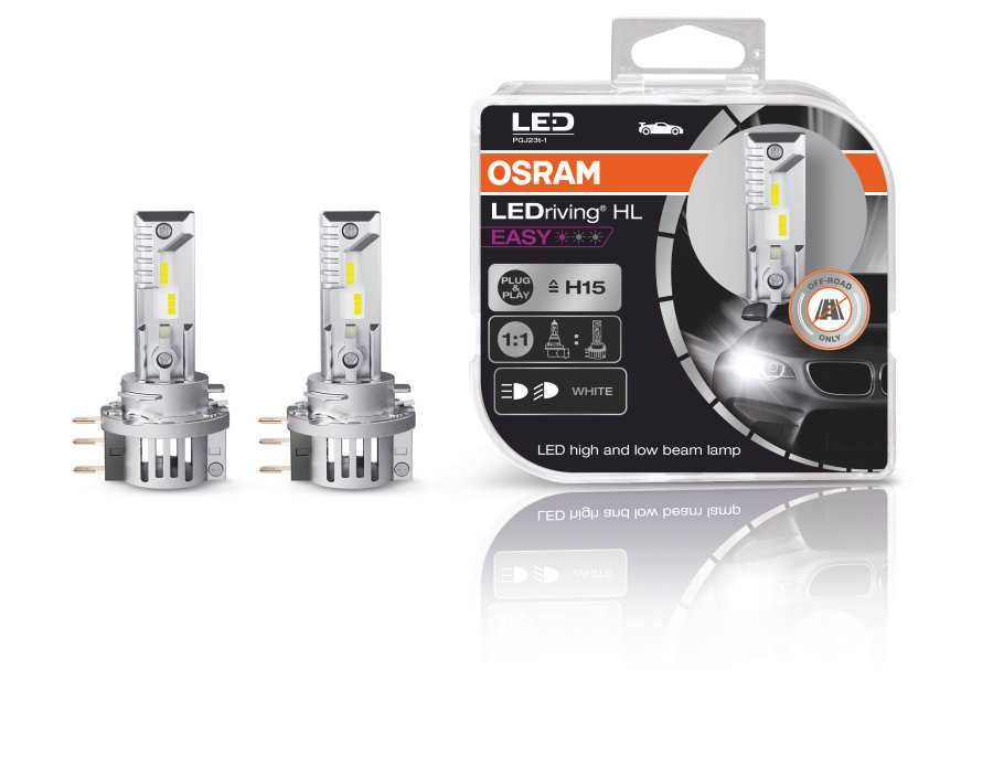 LED крушки OSRAM LEDriving HL EASY H1/H3/H4/H7/H15/H18/H19-12V-6500K