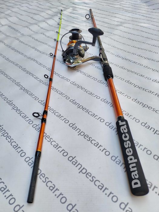 SET 4 Lansete PROFL AQUA RIVER Feeder 2,10m280gr+4 Mulinete FL EFB5000