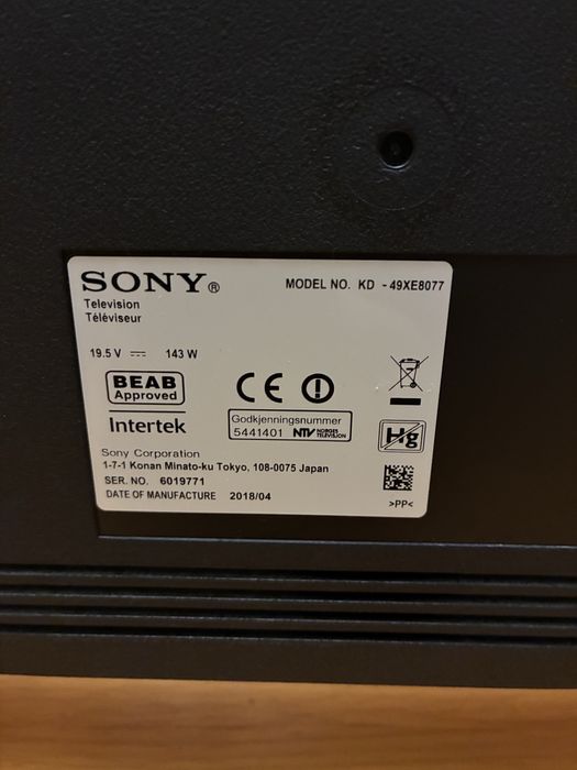 Телевизор Sony 49”