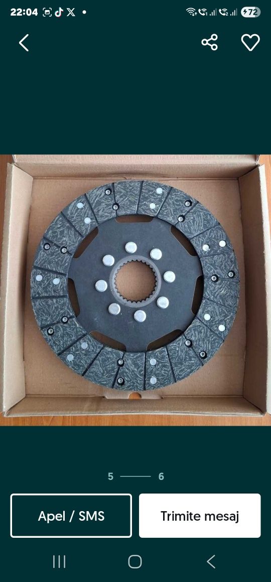 Disc priza putere ford fordson dexta super dexta 
Compatibil cu urmato