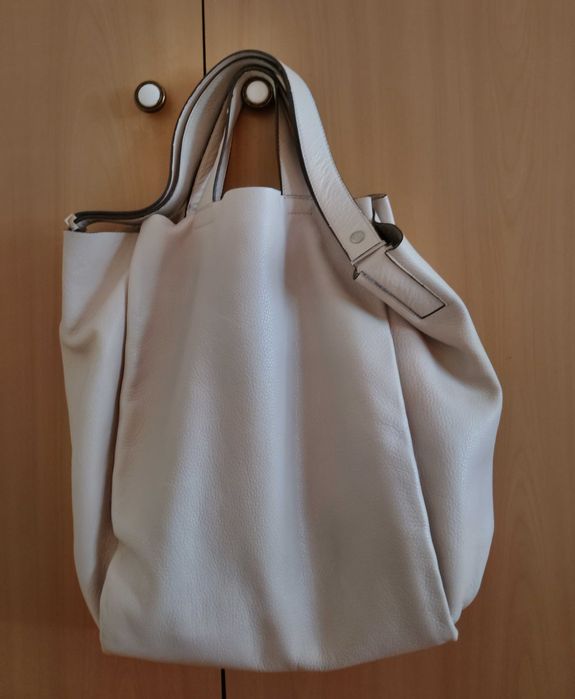 Оригинална чанта Marni - естествена дебела мека кожа