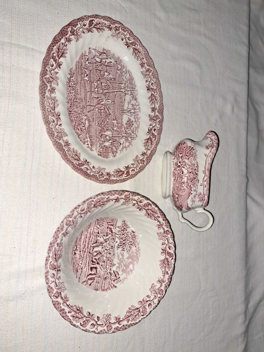 set de masa serviciu portelan englezesc Myotts Country Life 6 persoane