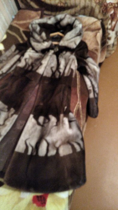 Шуба норковая расклешённая