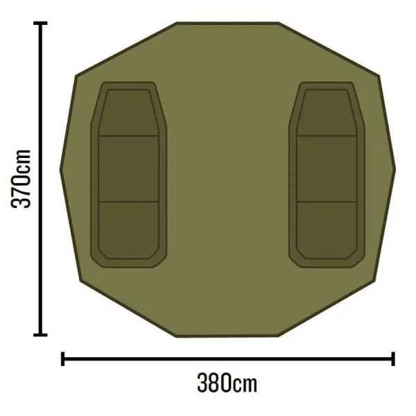 Cort Trakker Superdome (3 persone + bagaje) cu Capsula Interioara