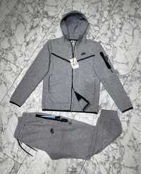 Trening Nike Tech Bluza Pantaloni Gri