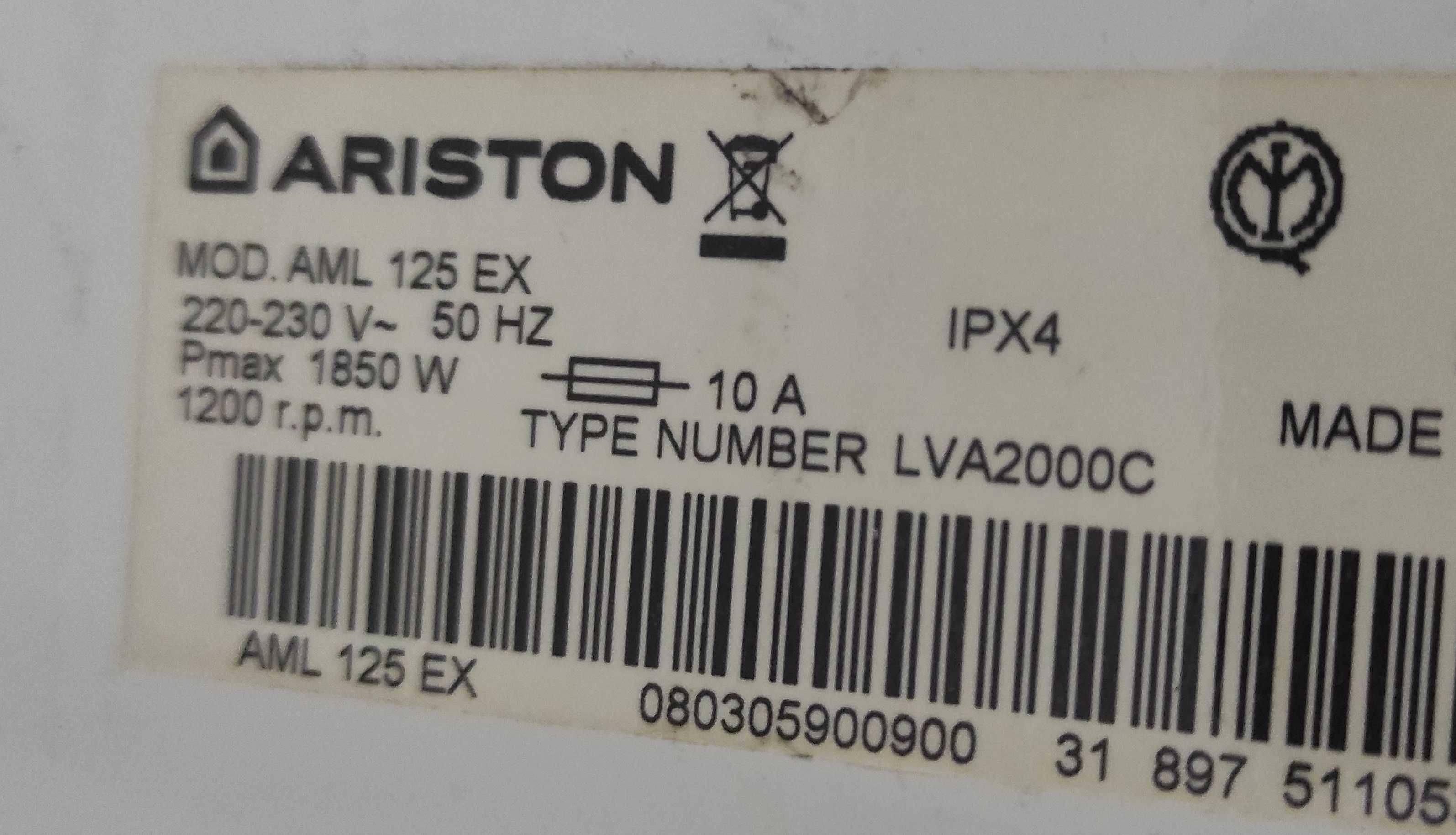Masina de spalat Ariston AML 125EX