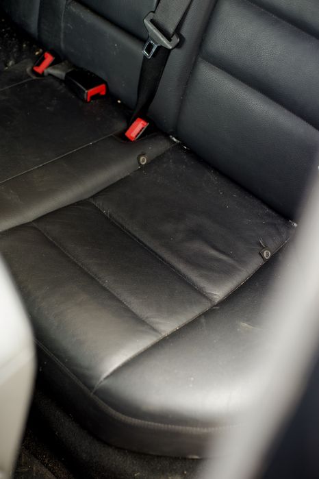 Interior complet Mercedes C W204 piele negra fata usa plafon scaun cot