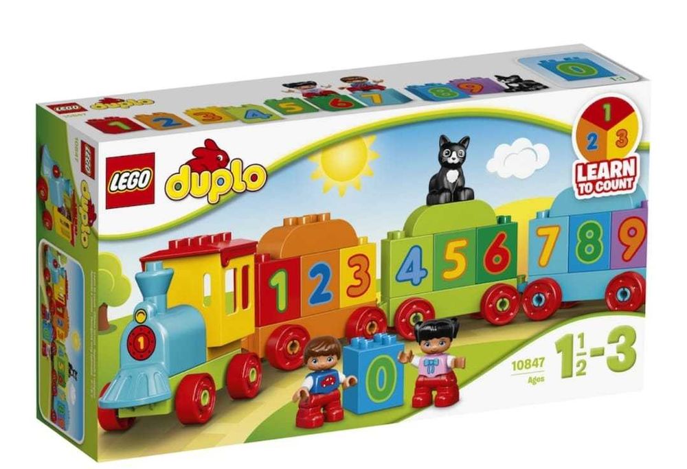 LEGO DUPLO - Trenul cu numere 10847, 23 piese