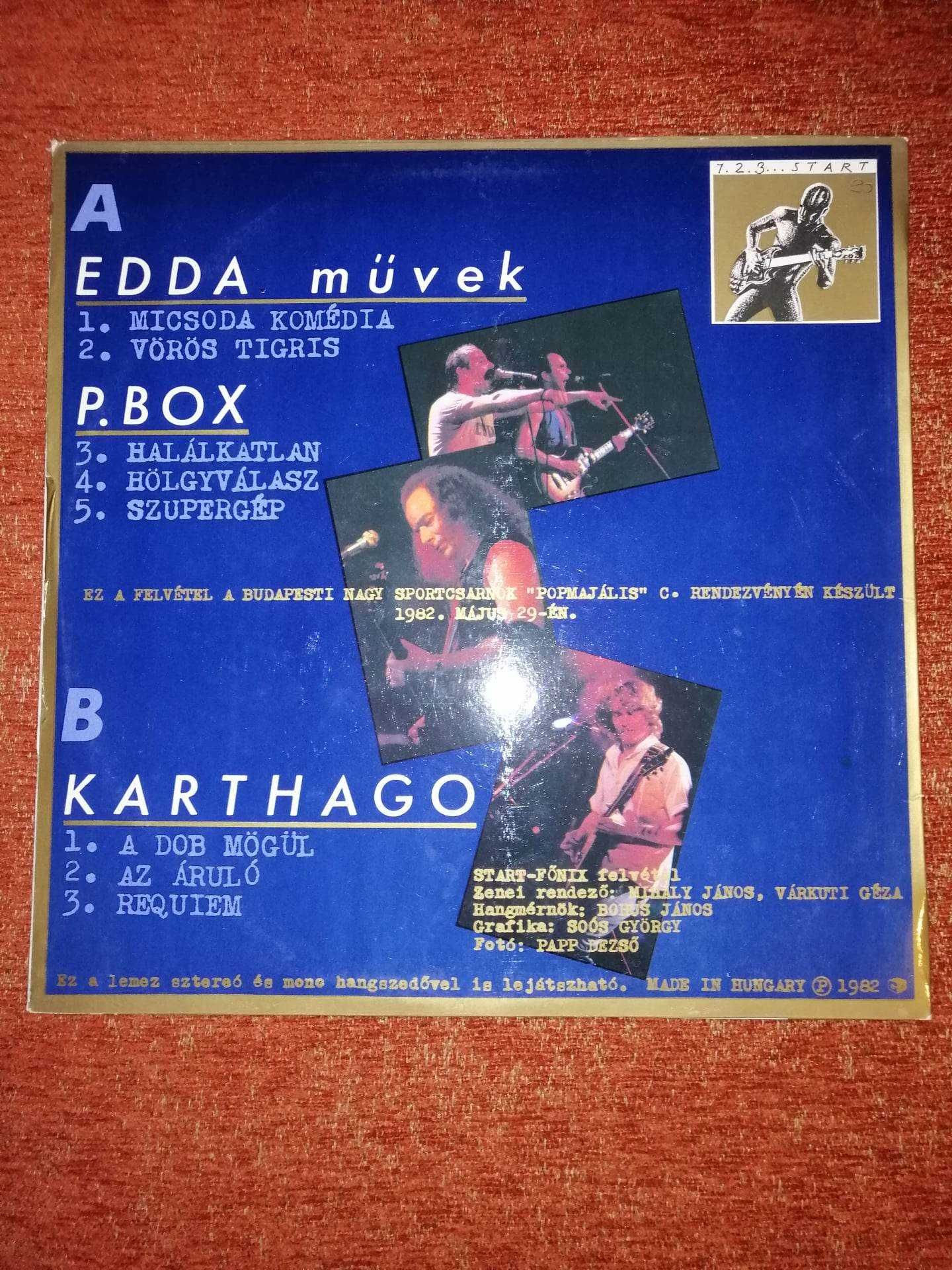 disc vinil Dinamit Vikidal Edda Muvek Pandora’s Box P Box Karthago