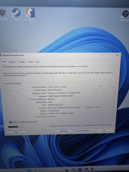 Laptom Gaming Lenovo 15ARH7