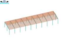 Хале,Халета,Склад,Складове ,Магазини - 540м² - 12m x 45m x 5m