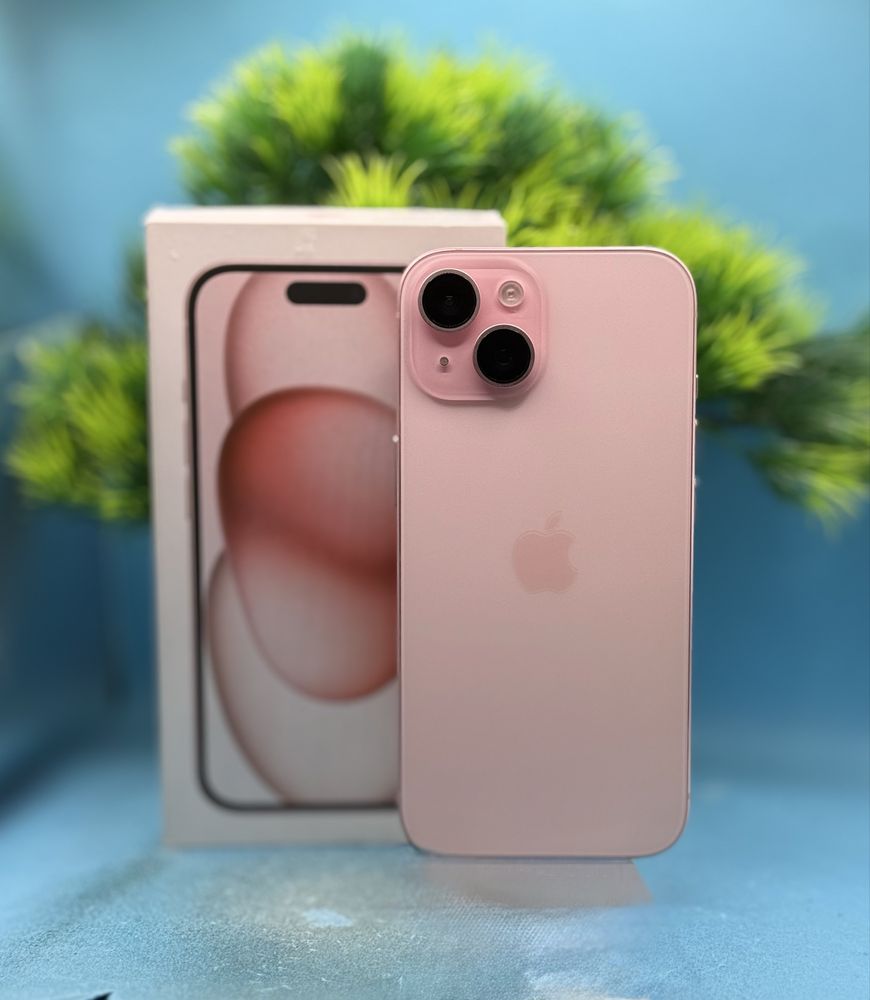 ГАРАНЦИОНЕН!!! Apple iPhone 15, 128GB, 5G, Pink