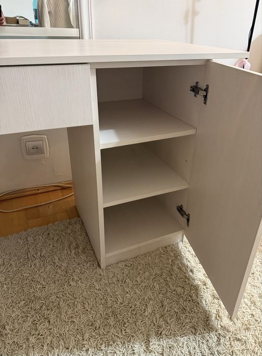 Birou multifunctional facut la comanda din pal gros stejar nordic