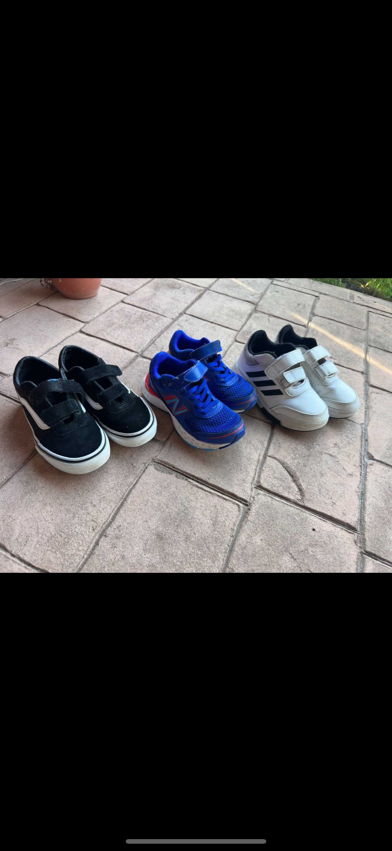 vans/adidas/new balance: all shoes for 150 lei (27 size)