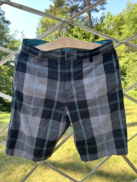 Pantaloni scurti Volcom carouri bumbac organic marime 32