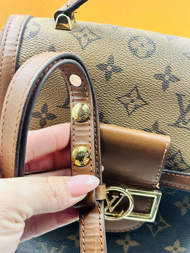 Luis Vuitton дамска оргинална раница 2в1