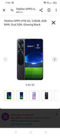 Oppo a78 5G  128 GB memori