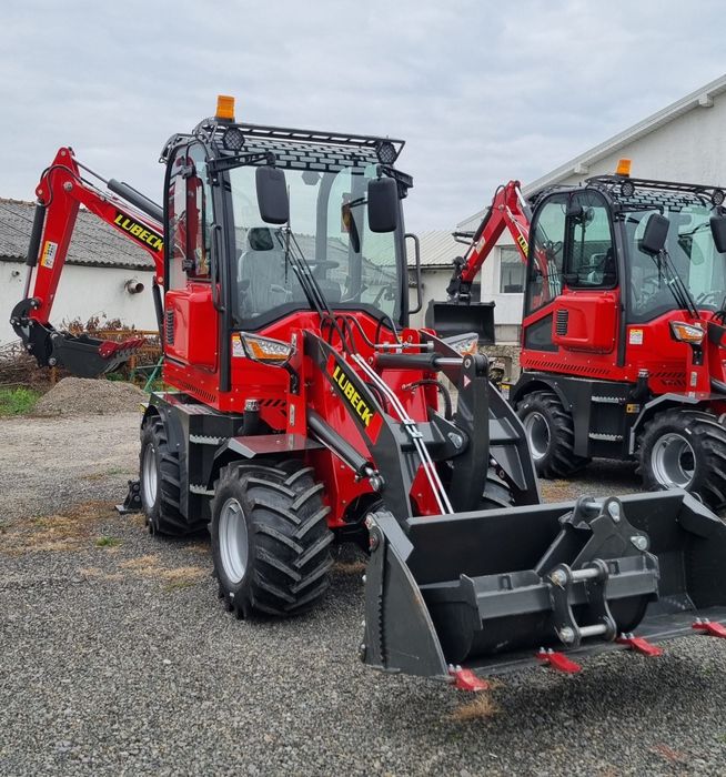 Buldoexcavator marca Lubeck model ALV 3.0 Garantie 2 ani NOU