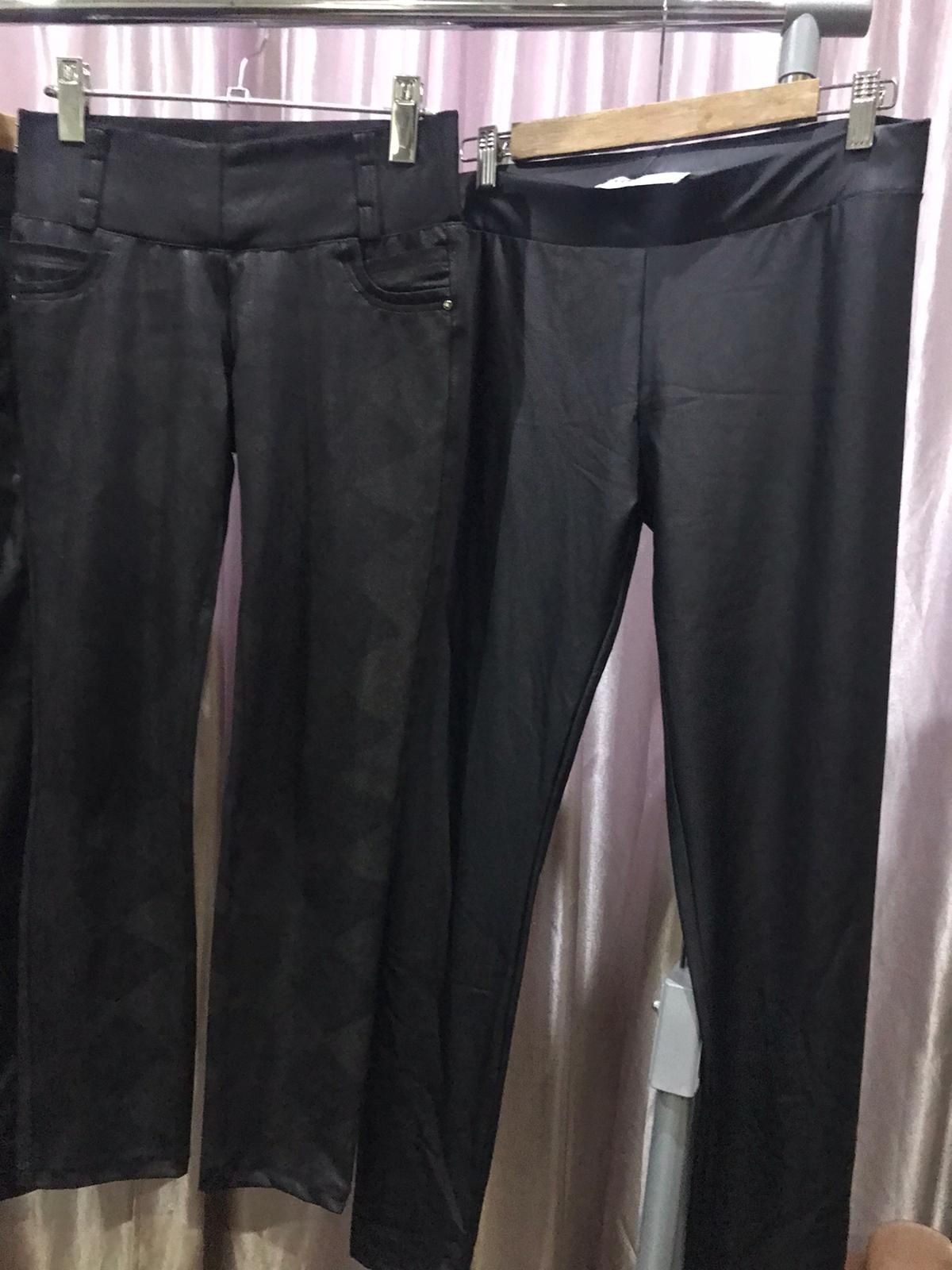 Pantaloni piele H&M Amisu Mavi jeans