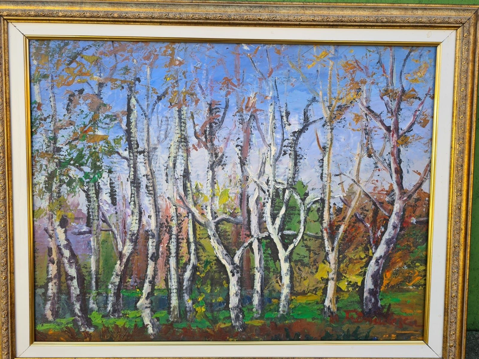 " Din pădurea de argint ", tablou splendid, 1989, Maria Frânculescu