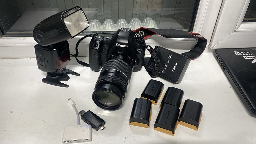 Canon 6d + обектив 75-300мм
