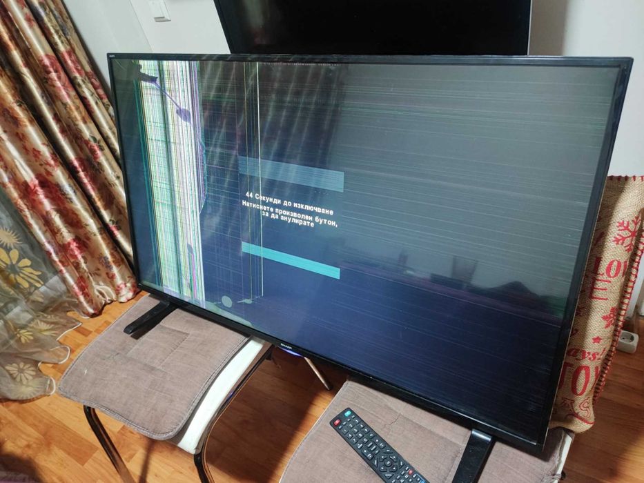 Sharp led tv 43 инча със дистанционно