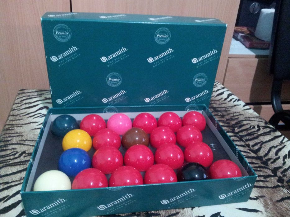 Bile snooker set complet.