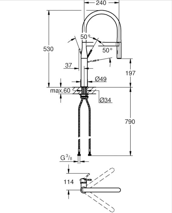 GROHE Essence - Supersteel 30294DCO