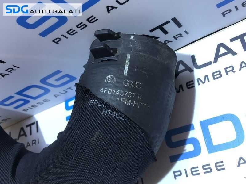Furtun Conducta Presiune Aer  Intercooler Audi A6 C6 3.0 TDI BMK BNG ASB 2004 -2011 Cod 4F0145737K