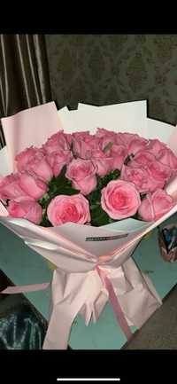 Цветы 25 голландских роз