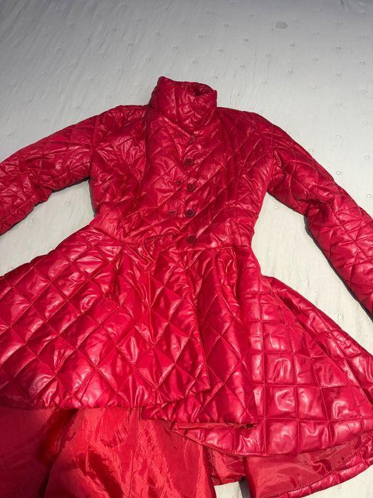 BERSHKA Якета, дънки, потник с пера и къса блузка