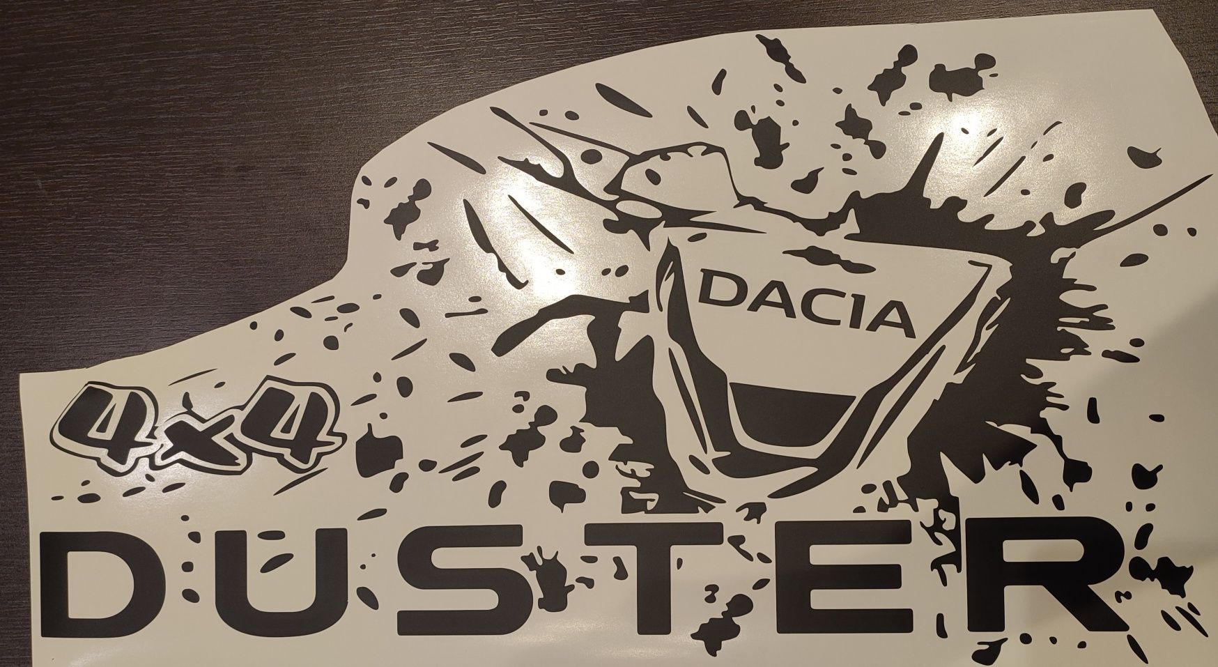 Set stickere autocolant Dacia Duster logo