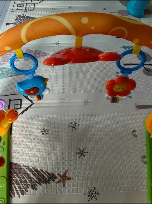 Centru de joacă bebeluși, cu pian, jucărie muzicală, multifuncțională,