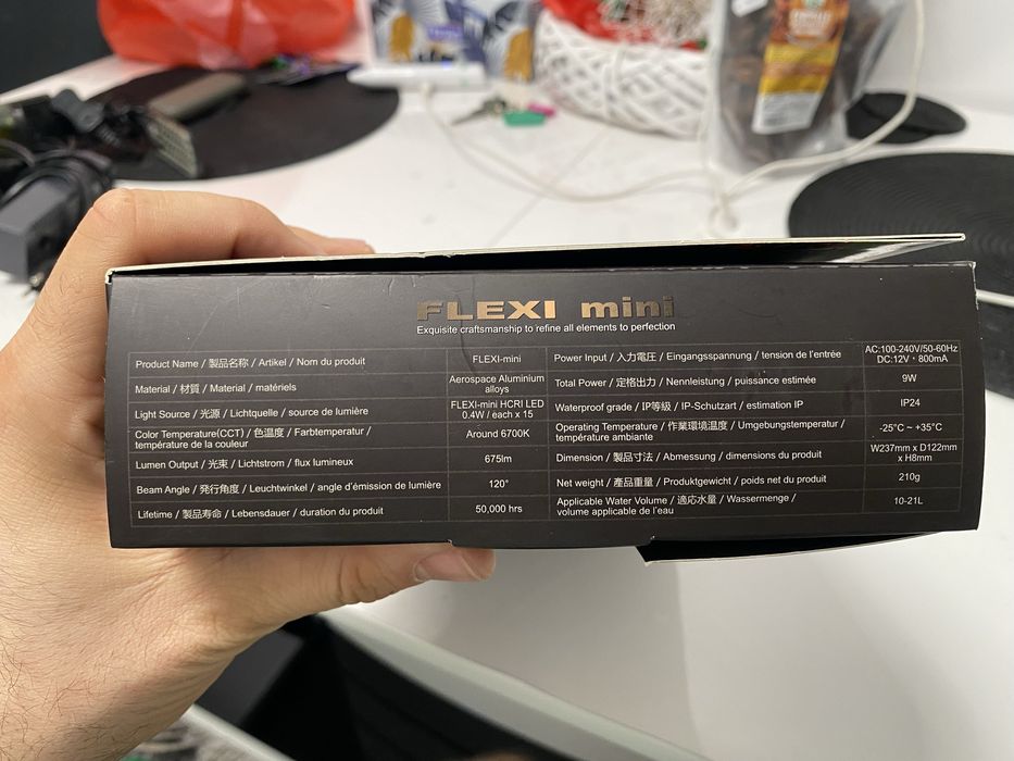 Lampa acvariu Azoo Flexi mini Hcri Led