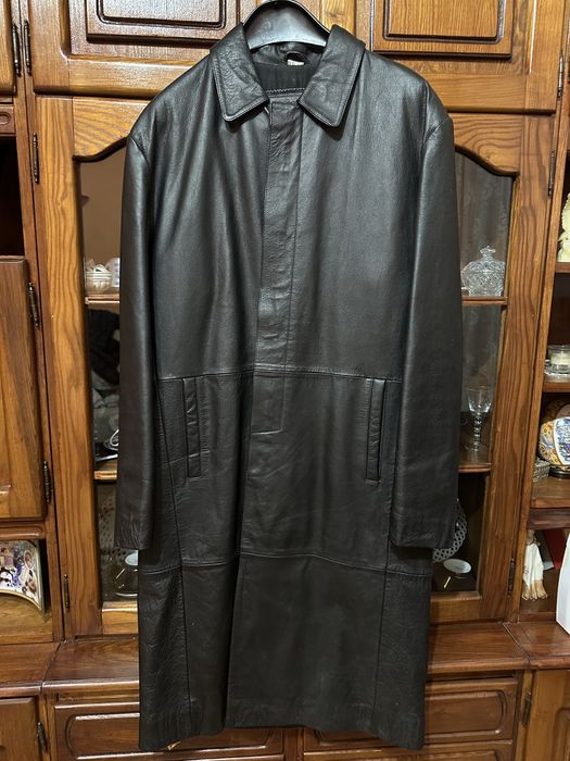 Haina de piele naturala, noua , fara ericheta