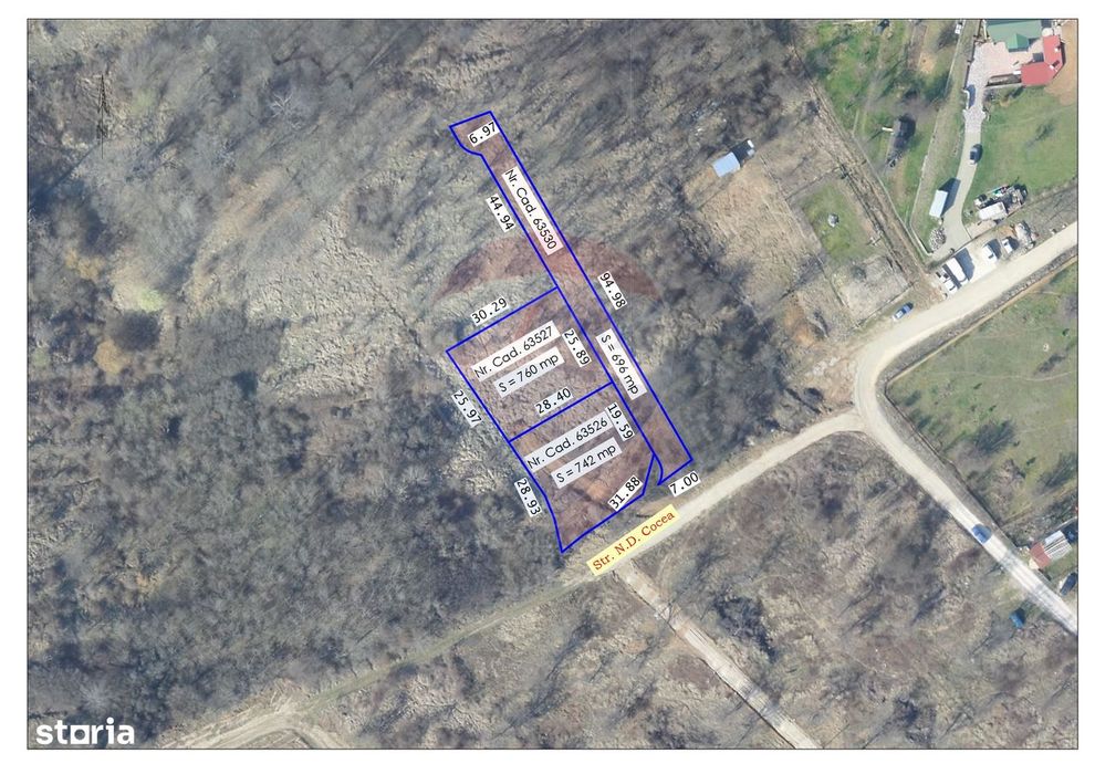 760 mp Teren Intravilan De Vânzare, Paleu, Strada Vântului