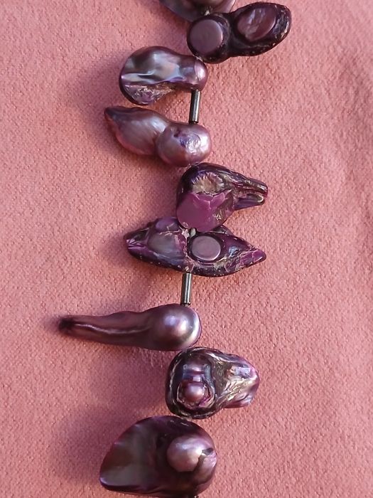 Colier argint si perle