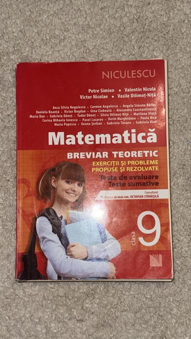 Matematica exercitii si probleme, clasa a 9a, Ed. Niculescu