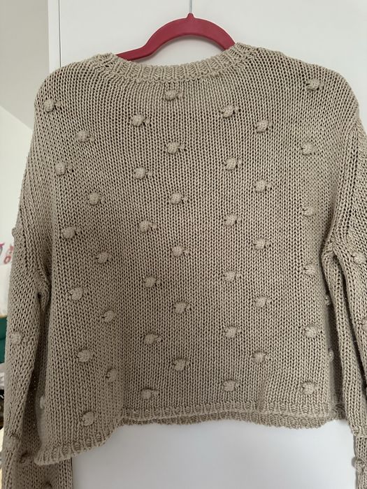 Pulover Zara S crosetat