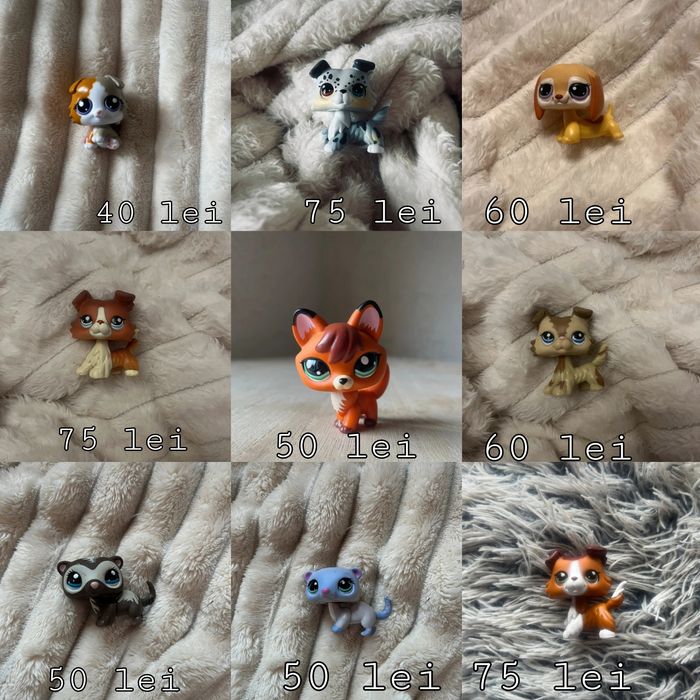 Collie Kitten Dihor Figurine Littlest Pet Shop Lps Generația 7 Wave 4
